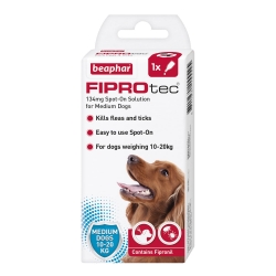 Beaphar Fiprotec Spot On Medium Dog 134mg X 1 New Style